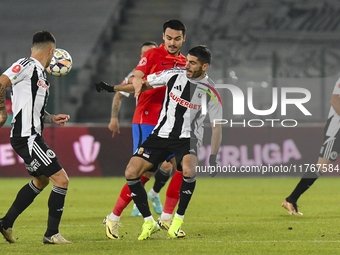 Artur Miranyan is in action during the Superliga match between Universitatea Cluj and FCSB at Cluj Arena in Cluj, Romania, on November 10, 2...