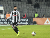 Radu Boboc is in action during the Superliga match between Universitatea Cluj and FCSB at Cluj Arena in Cluj, Romania, on November 10, 2024....