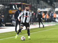 Radu Boboc is in action during the Superliga match between Universitatea Cluj and FCSB at Cluj Arena in Cluj, Romania, on November 10, 2024....