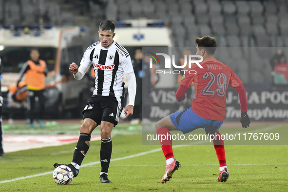 Lucas Gabriel MASOERO is in action during the Superliga match between Universitatea Cluj and FCSB at Cluj Arena in Cluj, Romania, on Novembe...