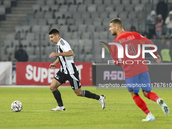 Lucian Iulian CRISTEA participates in the Superliga match between Universitatea Cluj and FCSB at Cluj Arena in Cluj, Romania, on November 10...