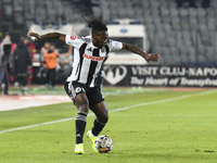 Franck TCHASSEM plays during the Superliga match between Universitatea Cluj and FCSB at Cluj Arena in Cluj, Romania, on November 10, 2024. (