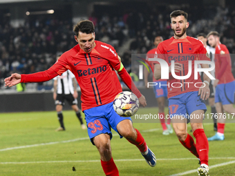 Risto Radunovic is in action during the Superliga match between Universitatea Cluj and FCSB at Cluj Arena in Cluj, Romania, on November 10,...