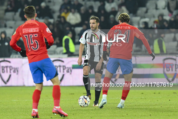 Alexandru Chipciu is in action during the Superliga match between Universitatea Cluj and FCSB at Cluj Arena in Cluj, Romania, on November 10...