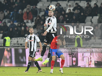 Dorin Marian Codrea participates in the Superliga match between Universitatea Cluj and FCSB at Cluj Arena in Cluj, Romania, on November 10,...