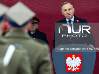 Polish President Andrzej Duda during the official celebration of the National Independence Day in Poland. National Independence Day is a pub...