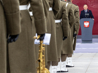 Polish President Andrzej Duda during the official celebration of the National Independence Day in Poland. National Independence Day is a pub...