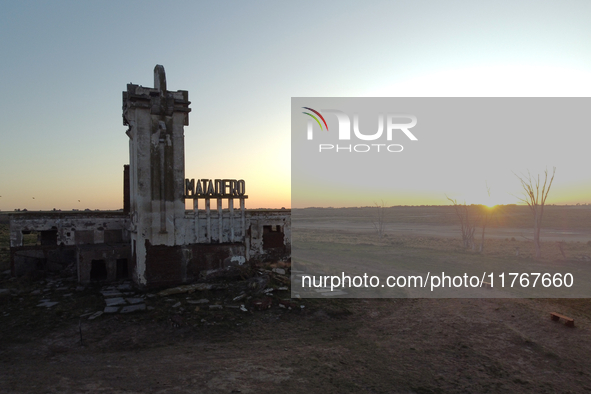 Images show Villa Epecuen, a flooded Argentine tourist town located in the Adolfo Alsina district, Buenos Aires province. 