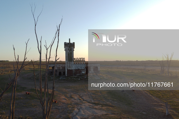 Images show Villa Epecuen, a flooded Argentine tourist town located in the Adolfo Alsina district, Buenos Aires province. 