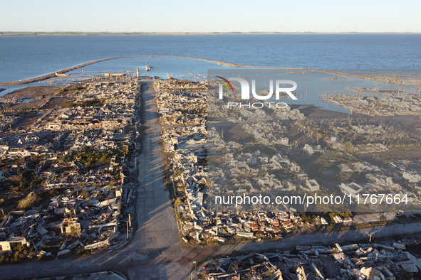 Images show Villa Epecuen, a flooded Argentine tourist town located in the Adolfo Alsina district, Buenos Aires province. 