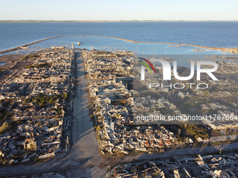 Images show Villa Epecuen, a flooded Argentine tourist town located in the Adolfo Alsina district, Buenos Aires province. (