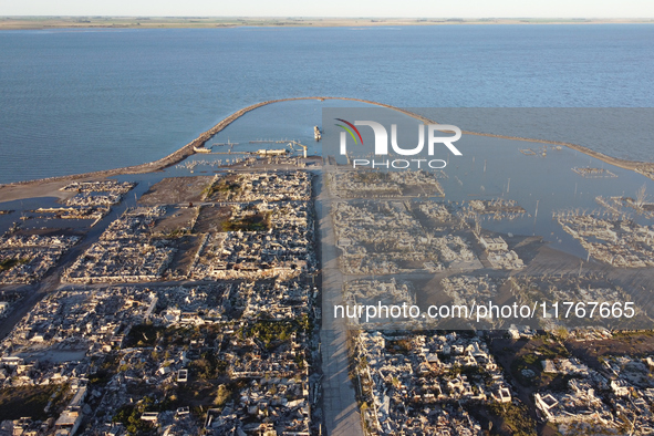 Images show Villa Epecuen, a flooded Argentine tourist town located in the Adolfo Alsina district, Buenos Aires province. 