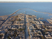 Images show Villa Epecuen, a flooded Argentine tourist town located in the Adolfo Alsina district, Buenos Aires province. (