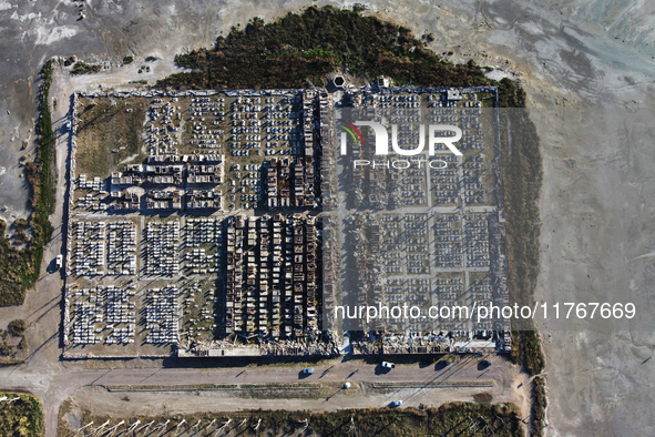 Images show Villa Epecuen, a flooded Argentine tourist town located in the Adolfo Alsina district, Buenos Aires province. 