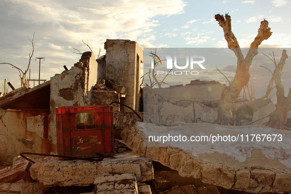 Images show Villa Epecuen, a flooded Argentine tourist town located in the Adolfo Alsina district, Buenos Aires province. 