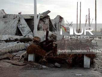 Images show Villa Epecuen, a flooded Argentine tourist town located in the Adolfo Alsina district, Buenos Aires province. (