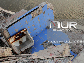 Images show Villa Epecuen, a flooded Argentine tourist town located in the Adolfo Alsina district, Buenos Aires province. (