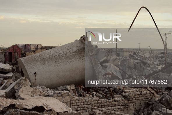 Images show Villa Epecuen, a flooded Argentine tourist town located in the Adolfo Alsina district, Buenos Aires province. 