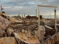 Images show Villa Epecuen, a flooded Argentine tourist town located in the Adolfo Alsina district, Buenos Aires province. (