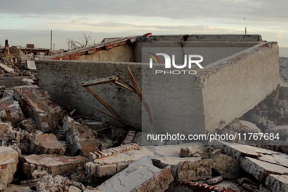 Images show Villa Epecuen, a flooded Argentine tourist town located in the Adolfo Alsina district, Buenos Aires province. 