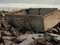 Images show Villa Epecuen, a flooded Argentine tourist town located in the Adolfo Alsina district, Buenos Aires province. (