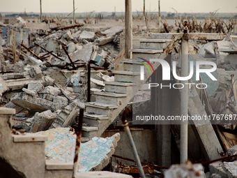 Images show Villa Epecuen, a flooded Argentine tourist town located in the Adolfo Alsina district, Buenos Aires province. (