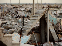 Images show Villa Epecuen, a flooded Argentine tourist town located in the Adolfo Alsina district, Buenos Aires province. (