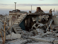 Images show Villa Epecuen, a flooded Argentine tourist town located in the Adolfo Alsina district, Buenos Aires province. (