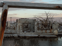 Images show Villa Epecuen, a flooded Argentine tourist town located in the Adolfo Alsina district, Buenos Aires province. (