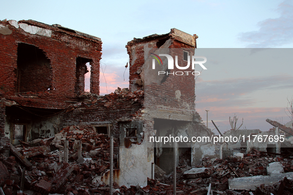 Images show Villa Epecuen, a flooded Argentine tourist town located in the Adolfo Alsina district, Buenos Aires province. 