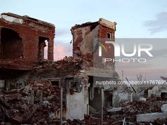 Images show Villa Epecuen, a flooded Argentine tourist town located in the Adolfo Alsina district, Buenos Aires province. (