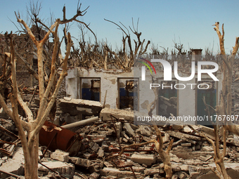 Images show Villa Epecuen, a flooded Argentine tourist town located in the Adolfo Alsina district, Buenos Aires province. (