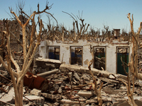 Images show Villa Epecuen, a flooded Argentine tourist town located in the Adolfo Alsina district, Buenos Aires province. (