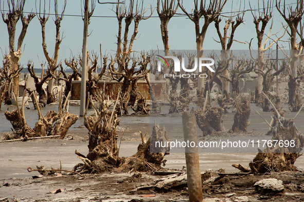 Images show Villa Epecuen, a flooded Argentine tourist town located in the Adolfo Alsina district, Buenos Aires province. 