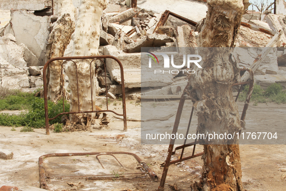 Images show Villa Epecuen, a flooded Argentine tourist town located in the Adolfo Alsina district, Buenos Aires province. 