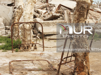 Images show Villa Epecuen, a flooded Argentine tourist town located in the Adolfo Alsina district, Buenos Aires province. (