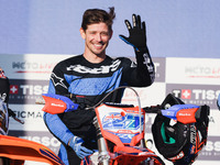 Casey Stoner attends the Champions Charity Race Legend at MotoLive during the 110th edition of EICMA Milan Motorcycle Show at Rho Fiera Mila...