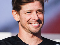 Casey Stoner attends the Champions Charity Race Legend at MotoLive during the 110th edition of EICMA Milan Motorcycle Show at Rho Fiera Mila...