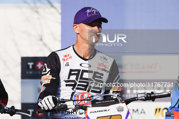 Stefan Everts attends the Champions Charity Race Legend at MotoLive during the 110th edition of EICMA Milan Motorcycle Show at Rho Fiera Mil...