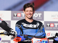 Casey Stoner attends the Champions Charity Race Legend at MotoLive during the 110th edition of EICMA Milan Motorcycle Show at Rho Fiera Mila...