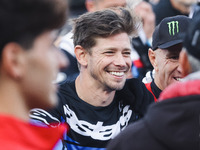 Casey Stoner attends the Champions Charity Race Legend at MotoLive during the 110th edition of EICMA Milan Motorcycle Show at Rho Fiera Mila...