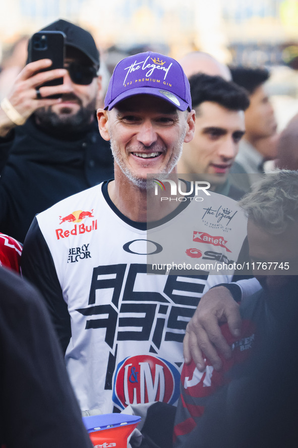 Stefan Everts attends the Champions Charity Race Legend at MotoLive during the 110th edition of EICMA Milan Motorcycle Show at Rho Fiera Mil...