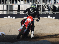 Troy Bayliss attends the Champions Charity Race Legend at MotoLive during the 110th edition of EICMA Milan Motorcycle Show at Rho Fiera Mila...