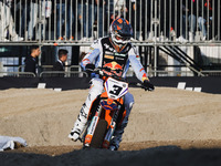 Joel Smets attends the Champions Charity Race Legend at MotoLive during the 110th edition of EICMA Milan Motorcycle Show at Rho Fiera Milano...