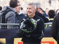 Troy Bayliss attends the Champions Charity Race Legend at MotoLive during the 110th edition of EICMA Milan Motorcycle Show at Rho Fiera Mila...