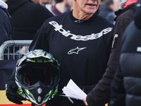 Troy Bayliss attends the Champions Charity Race Legend at MotoLive during the 110th edition of EICMA Milan Motorcycle Show at Rho Fiera Mila...