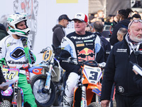 Joel Smets attends the Champions Charity Race Legend at MotoLive during the 110th edition of EICMA Milan Motorcycle Show at Rho Fiera Milano...