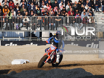 Casey Stoner attends the Champions Charity Race Legend at MotoLive during the 110th edition of EICMA Milan Motorcycle Show at Rho Fiera Mila...