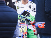 Christophe Pourcel attends the Champions Charity Race Legend at MotoLive during the 110th edition of EICMA Milan Motorcycle Show at Rho Fier...