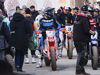 Casey Stoner attends the Champions Charity Race Legend at MotoLive during the 110th edition of EICMA Milan Motorcycle Show at Rho Fiera Mila...